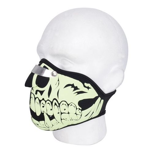 OXFORD Gesichtsmaske Glow Skull Neopren