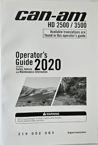 Can-Am Bedienungsanleitung Winde HD 2500 / 3500 2020
